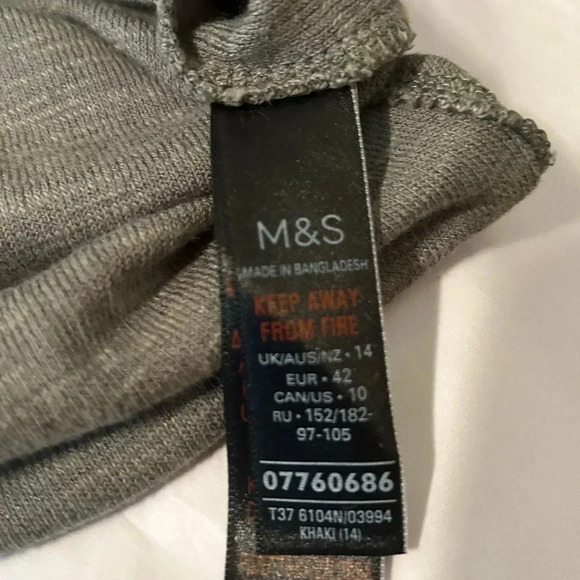 The Lounge Edit sage green ultra soft‎ stretch cotton blend maxi dress w/pockets - Picture 6 of 8